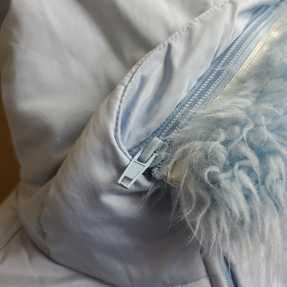 Paris Blues Down/Feather Insulated Hooded Jacket Sz M - Picture 3 of 12